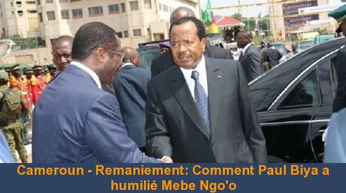 Paul Biya a lâché Mebe Ngo'o