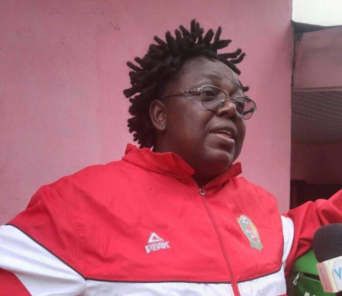 Victorine Fomum émue