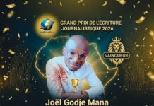 Grand Prix de l’Écriture Journalistique 2026 : Joël Godje Mana vainqueur à visage humain